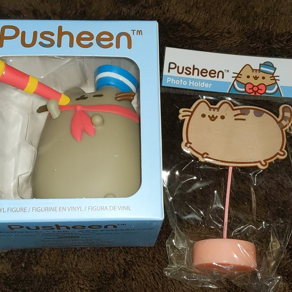 Sailor Pusheen figure and photo clip set